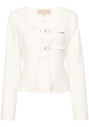 Aya Muse Apure buckle-fastening jacket - Neutrals