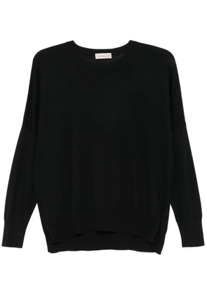 Blanca Vita fine-knit sweater - Black