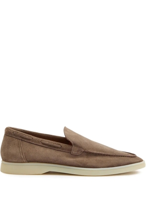Aurélien Yacht suede leather loafers - Brown
