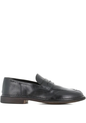 Alexander Hotto leather penny loafers - Black