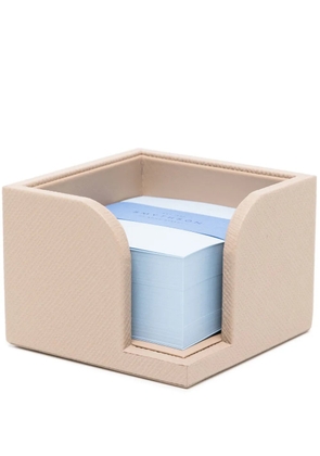 Smythson memo block - Neutrals