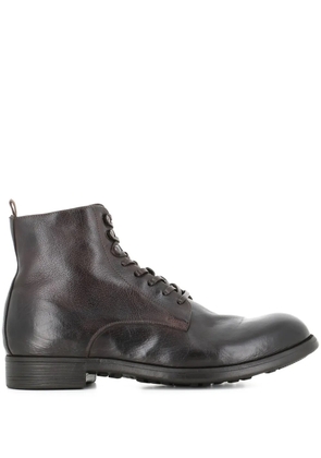 Officine Creative lace-up chelsea boots - Brown