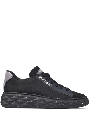 Jimmy Choo Diamond Light lace-up sneakers - Black