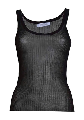 Max Mara crew-neck top - Black