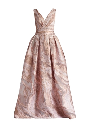 Tadashi Shoji Fontaine gown dress - Pink