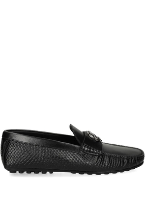 Roberto Cavalli leather loafers - Black