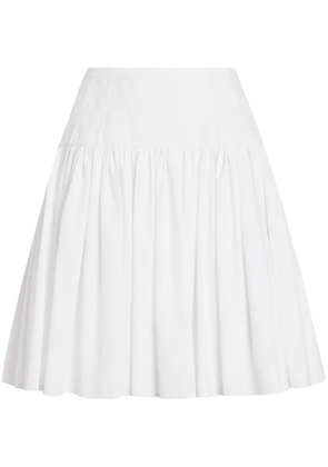 Dolce & Gabbana flared mini skirt - White