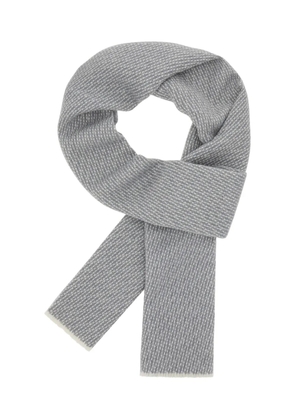 Boggi Milano jacquard scarf - Grey