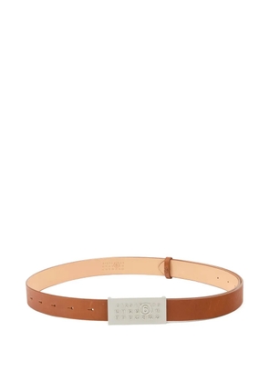 MM6 Maison Margiela Numeric belt - Brown