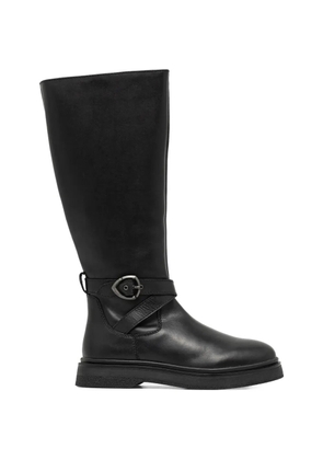 Blauer Hanna buckle-strap boots - Black