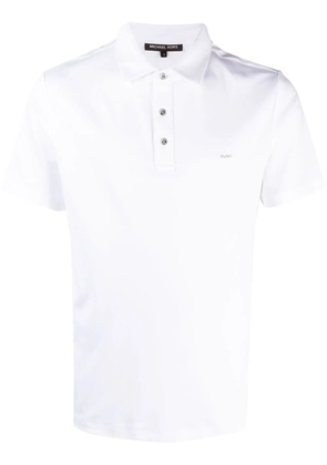 Michael Kors embroidered-logo polo shirts - White