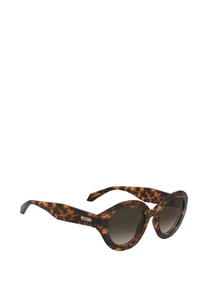 Moschino Eyewear oval-frame sunglasses - Brown