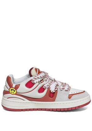 BARROW Ollie panelled leather sneakers - White