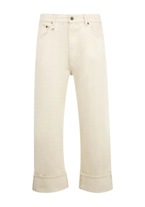 R13 logo-patch jeans - Neutrals