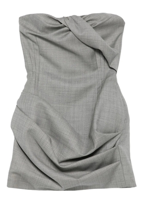 Magda Butrym twisted draped dress - Grey