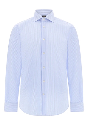 Boggi Milano striped cotton shirt - Blue