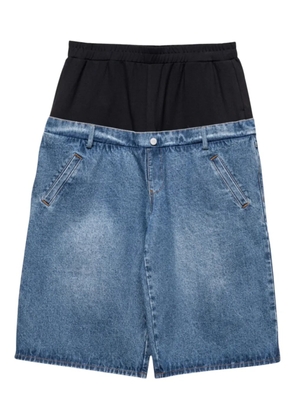 Spencer Badu drop-crotch shorts - Blue