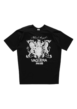 Vaquera crew-neck short-sleeve T-shirt - Black
