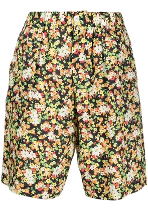 Marni floral-print bermuda shorts - Black