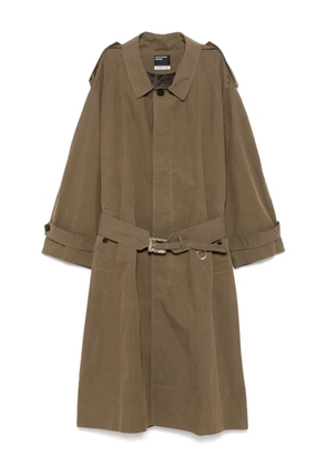 Enfants Riches Déprimés belted coat - Brown
