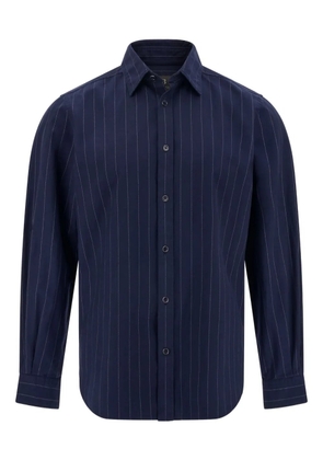 Boggi Milano pinstripe shirt - Blue
