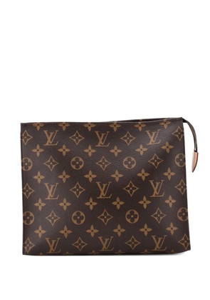Louis Vuitton Pre-Owned Toiletry Pouch Monogram Canvas 26 clutch bag - Brown