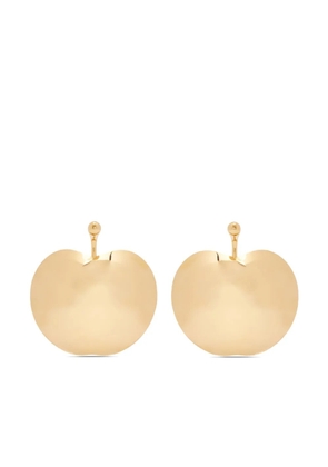 Nina Ricci apple shape earrings - Gold