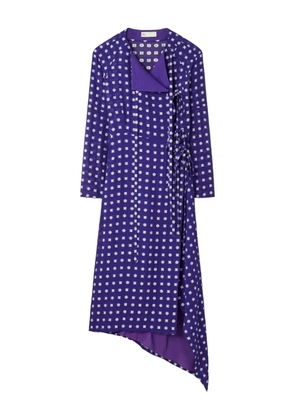 Tory Burch printed wrap dress - Purple