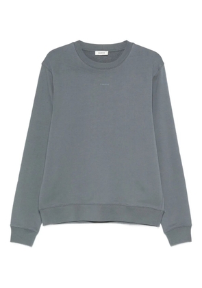 SANDRO crew-neck sweatshirt - Blue