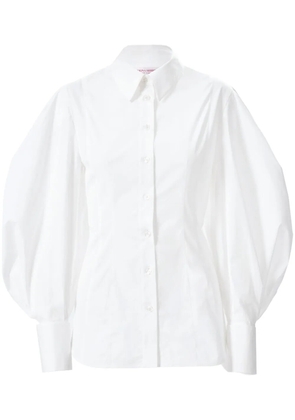 Carolina Herrera balloon-sleeve shirt - White