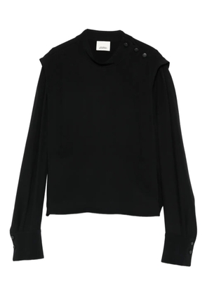 ISABEL MARANT Felissa button-detail blouse - Black