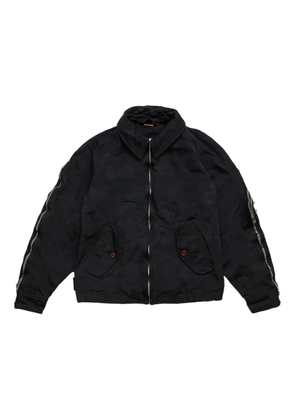 Comme Des Garçons Comme Des Garçons camouflage zip-fastening jacket - Black
