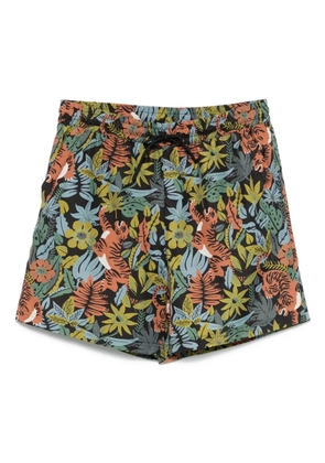 A.P.C. jungle-print swim shorts - Green