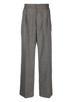 Winnie NY wool-mohair straight trousers - Grey