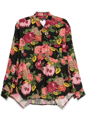 Junya Watanabe floral-print shirt - Black