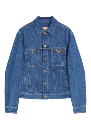 Valentino Garavani pocket-chest denim jacket - Blue