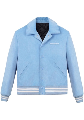 Sporty & Rich Wellness Club corduroy jacket - Blue