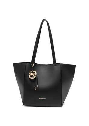 Michael Michael Kors logo-detail leather shoulder bag - Black