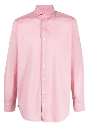Lardini long-sleeve cotton shirt - Pink