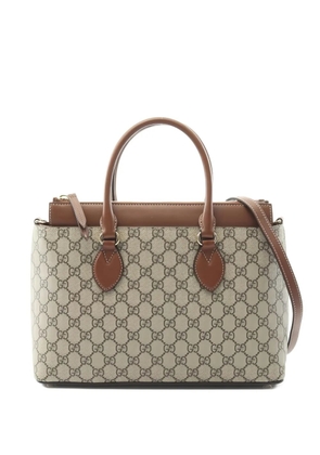 Gucci Pre-Owned 2010s logo-pattern tote bag - Neutrals