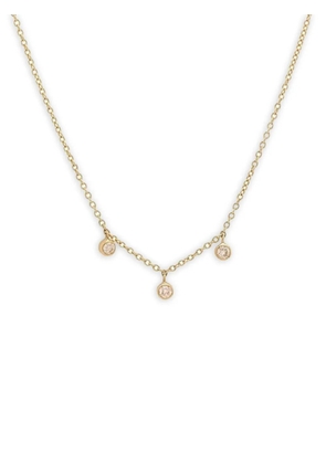 Jennifer Meyer 18K yellow gold diamonds necklace