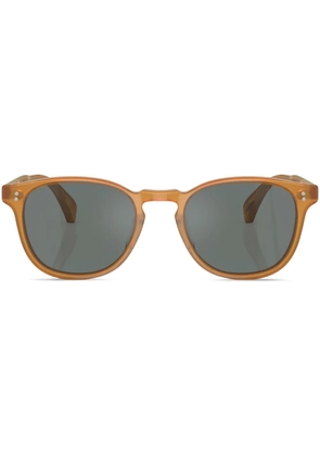 Oliver Peoples Finley Esq. round-frame sunglasses - Brown