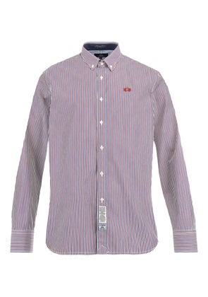 La Martina Rodolfo striped-pattern shirt - White