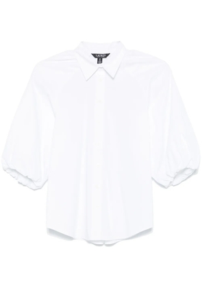 Lauren Ralph Lauren puff-sleeve shirt - White
