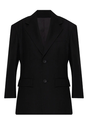 Issey Miyake Uni-Form buttoned blazer - Black