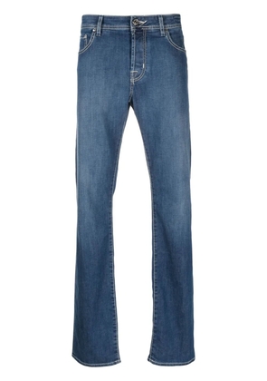 Jacob Cohën logo-embroidered straight-leg jeans - Blue
