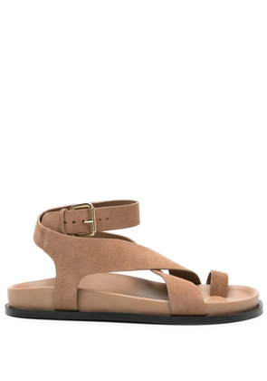 A.EMERY Jalen suede sandals - Neutrals