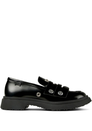Camper leather platform loafers - Black