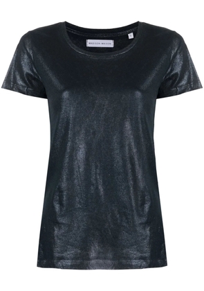 Madison.Maison short-sleve lamé T-shirt - Blue