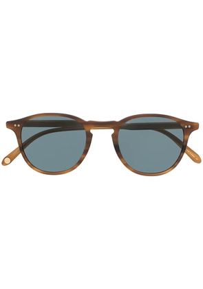 Garrett Leight Hampton round-frame sunglasses - Neutrals